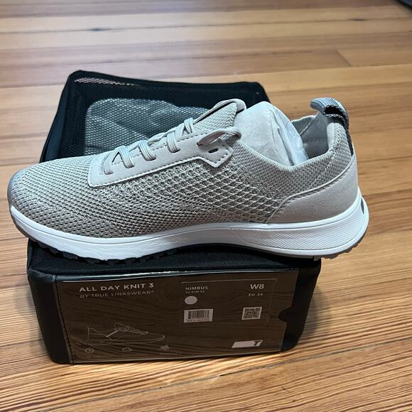 Women's All Day Knit 3 Gray Shoes - Picture 2 of 7